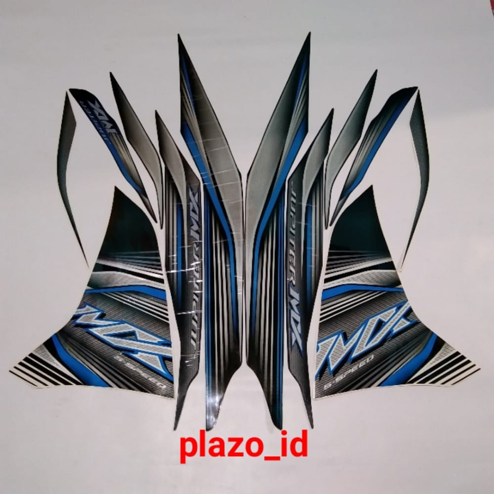 Striping Motor Yamaha Jupiter Mx 135 2012 - Hitam putih