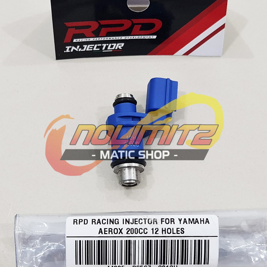 Injector Injektor RPD Racing 200cc 12 Hole Aerox 155 NMAX 2020 XSR R15