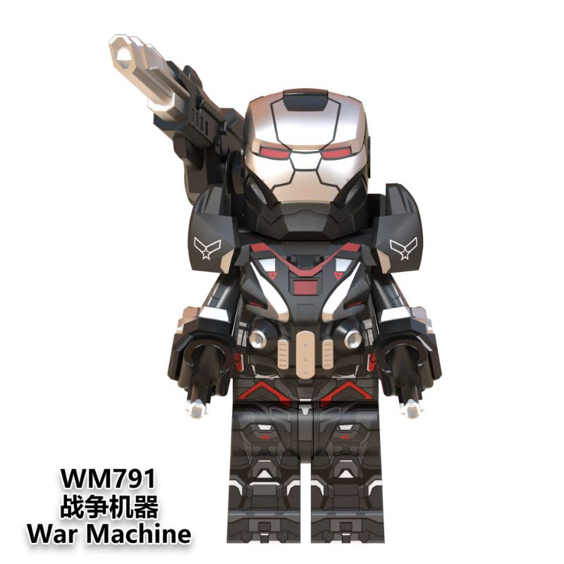 Mainan Anak Lego Iron Man Minifigure Murah WM6063 Ironman Minifigures Marvel Avengers Bricks Figure doctor strange wasp antman warmachine scarlet witch thor superman-Iron man WM791