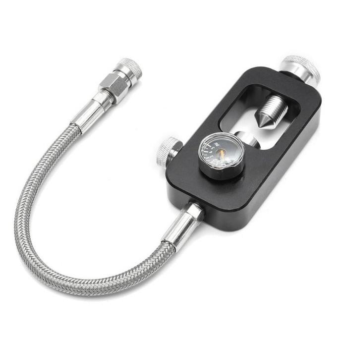 import ADAPTOR REGULATOR SCUBA TANK PCP + SELANG STAINLESS STEEL