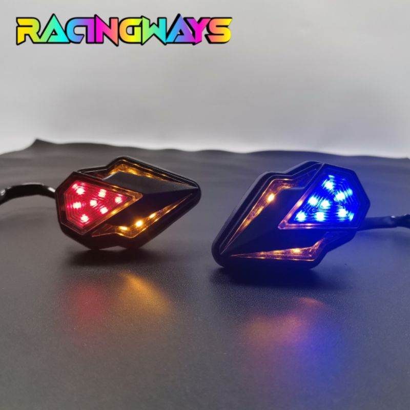 Lampu Sen Sein Tempel Led Running Senja Motor Cbr 150r R15 V3 Vixion Ninja RR Gsx