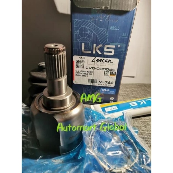 cv joint dalam Mitsubishi lancer cb4 gigi 25x23