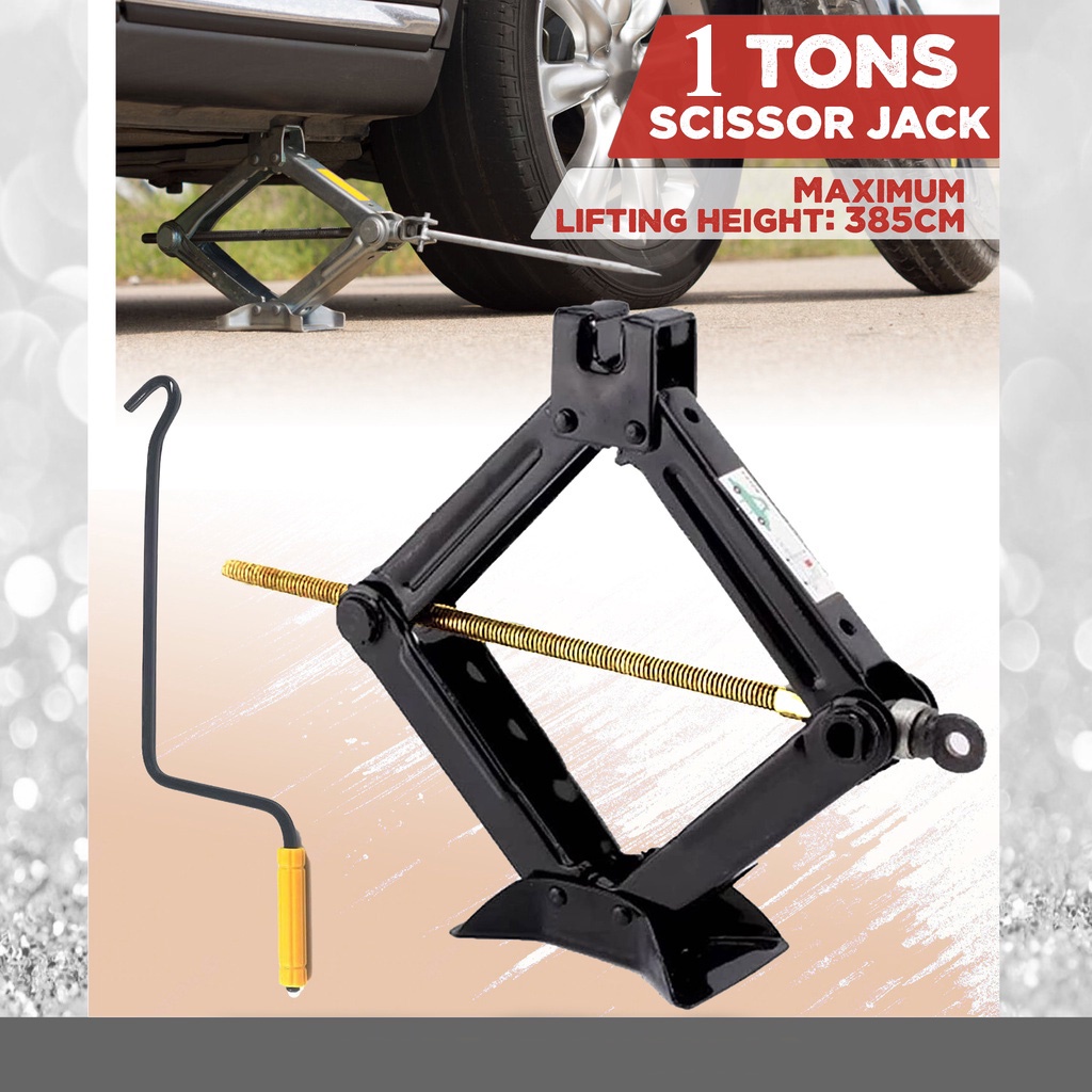 Dongkrak Mobil Manual Scissor Jacks 1,5 Ton  Dongkrak Jembatan Mobil Manual Scissor Jacks 1 Ton