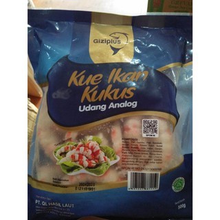 NATUREFOOD GIZIPLUS PRAWN TAIL FLAVOR FISH BALL BOLA UDANG ANALOG - 500 gram