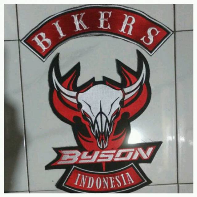 PATCH BORDIR / EMBLEM BORDIR BESAR / EMBLEM BORDIR KECIL YAMAHA BYSON UNTUK DI JAKET TERLARIS BEST Q