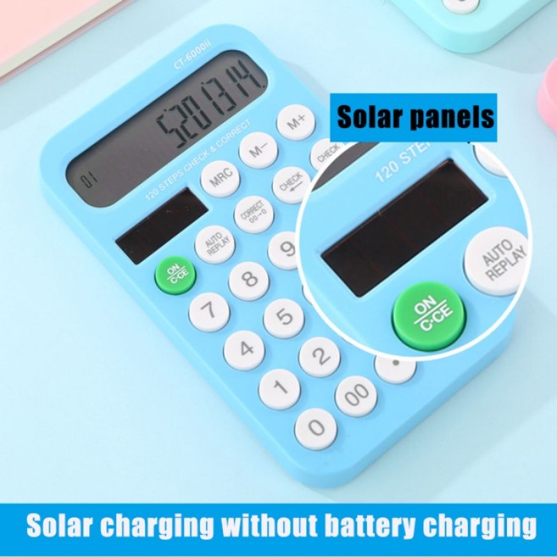 

Kalkulator Dagang Kantor Saku Mini Citizen 12 Digit Ct 6000ii Warna Biru