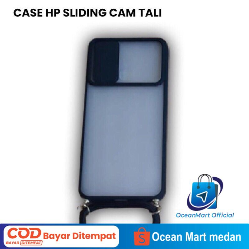 Case Dove Sliding Oppo Reno 4F 5 Slide Kamera Tali Lanyard Casing Aksesoris Handphone HP OCEANMART OCEAN MART Murah Grosir