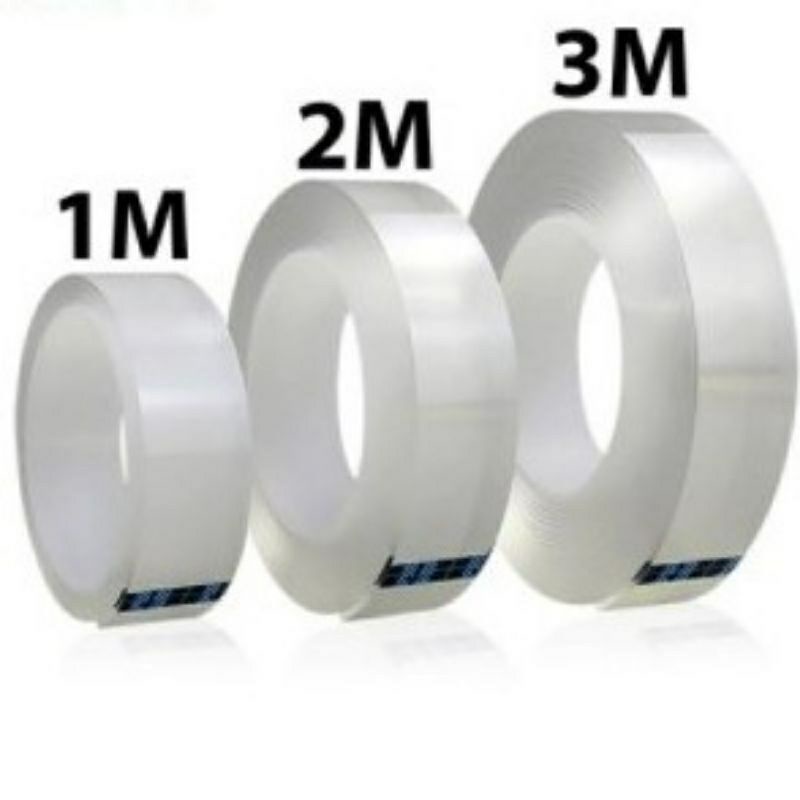 

Lem double tape 2 sisi lebar dan tebal
