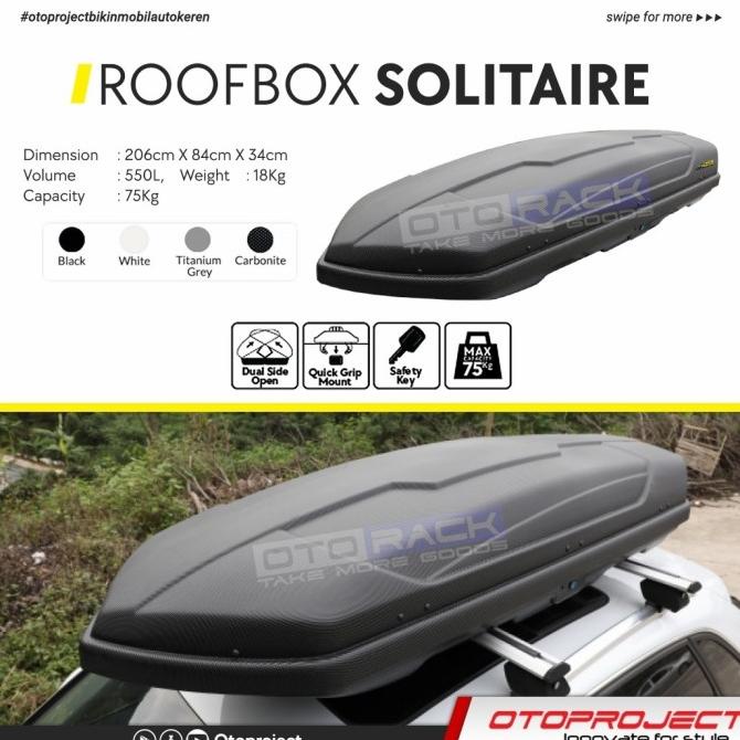 Roof Box / Roofbox Solitaire Otorack 550 L