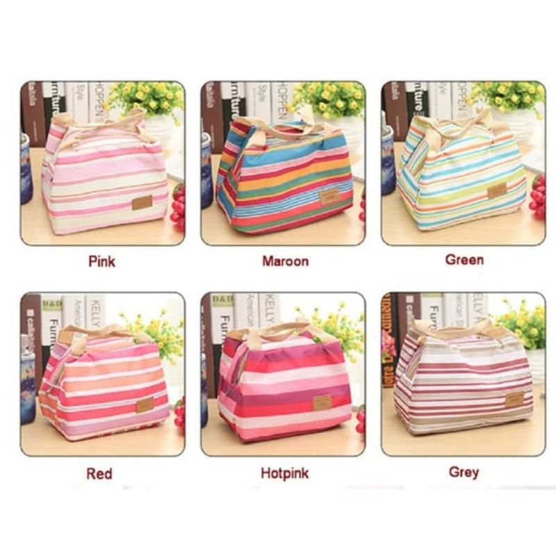 Tas bekal Salur/ Tas makan/cooler bag motif