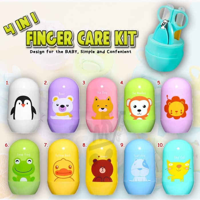 Promo !! GUNTING KUKU BAYI SET- MANICURE SET KANDILA 4IN1