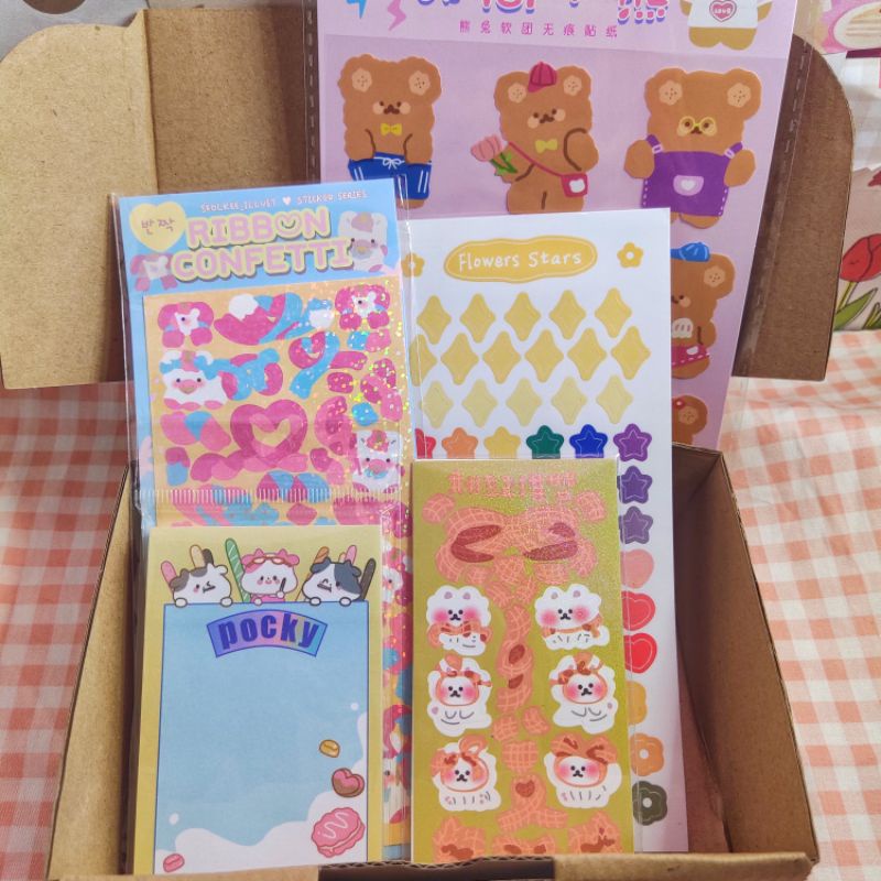 

JOURNAL KIT STICKER PACK KOREA STICKER DECO SET POLCO JOURNAL AESTHETIC STICKER