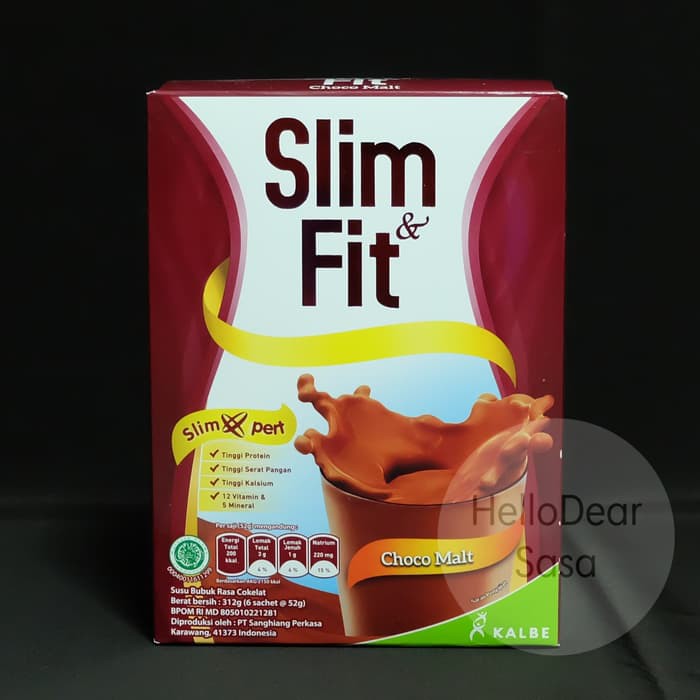 

Slim & Fit Choco Malt (312gr) (6 Sachet x 52gr)