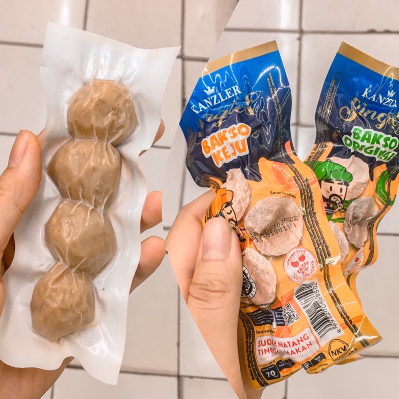 Jual Kanzler Singles Bakso Original Keju 48gr Shopee Indonesia