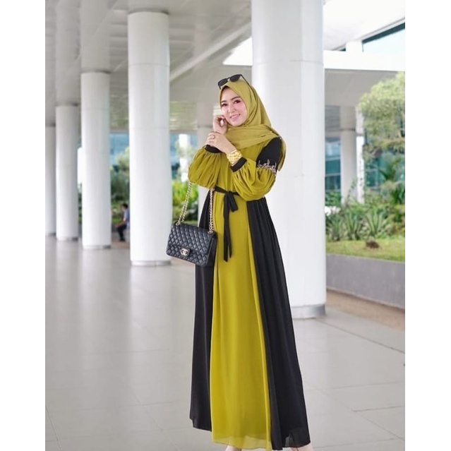 naila by aldisa / gamis dress polka / naila line