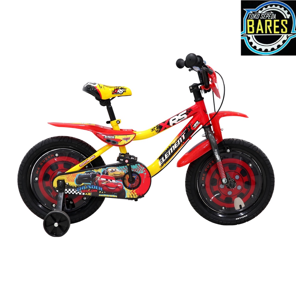 Sepeda BMX Anak 12 / 16 / 18 Element Disney Pixar Cars 1.0