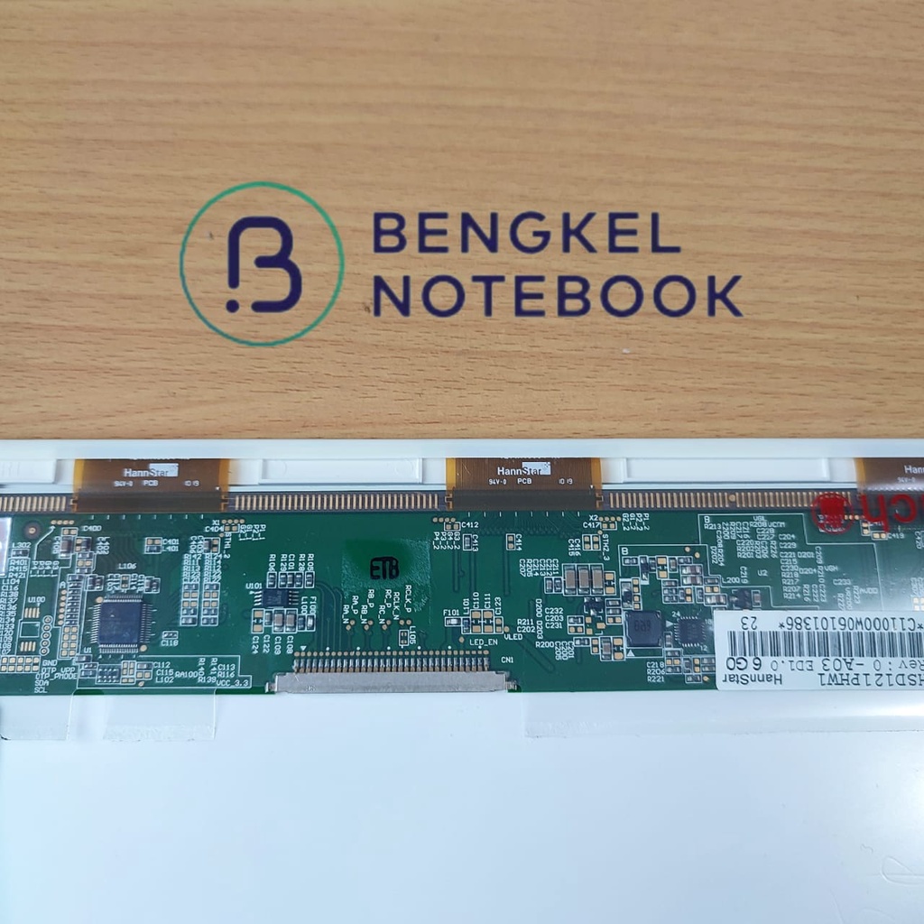 LCD 12.1&quot; LED ASUS HSD121PHW1 HSD121PHW2 ASUS 1215P Socket besar