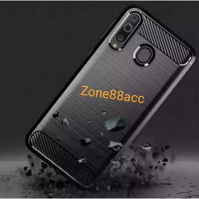 Silicon Case SAMSUNG A20S Softcase iPAKY Carbon Casing Cover TPU