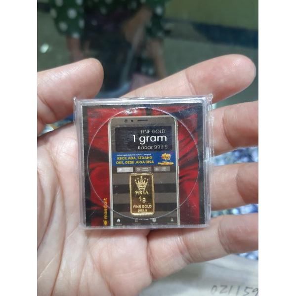 LM emas fine gold 24k hartadinata 1gr 1 gram masduit  hrta