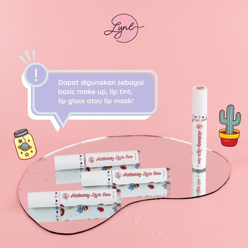 LYNL GLOWCOLOGY moisturizing lippie care &amp; lash and brow serum penumbuh bulu mata bibir hitam pink mencerahkan menghaluskan menutrisi vitamin murah bpom melebatkan bulu mata alis menebalkan panjang memanjangkan menghitamkan bibir pecah pecah