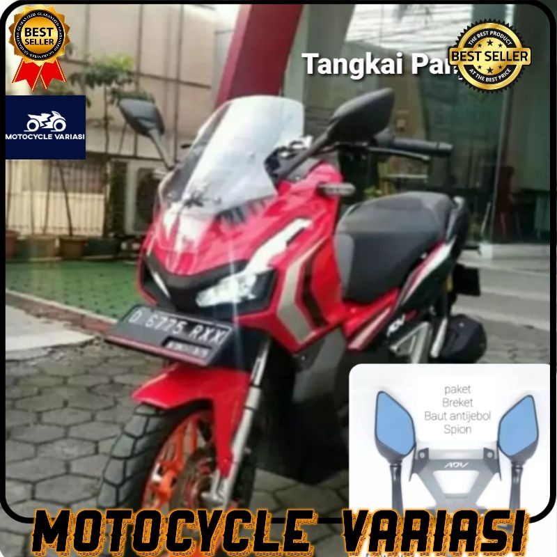 Breket spion ADV dan Spion R25 paket Breket Dudukan Spion R25 Motor  Honda ADV 150