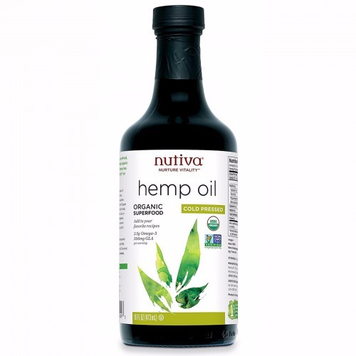 Nutiva, Organic Hemp Oil, Cold Pressed, 16 fl oz (473 ml)