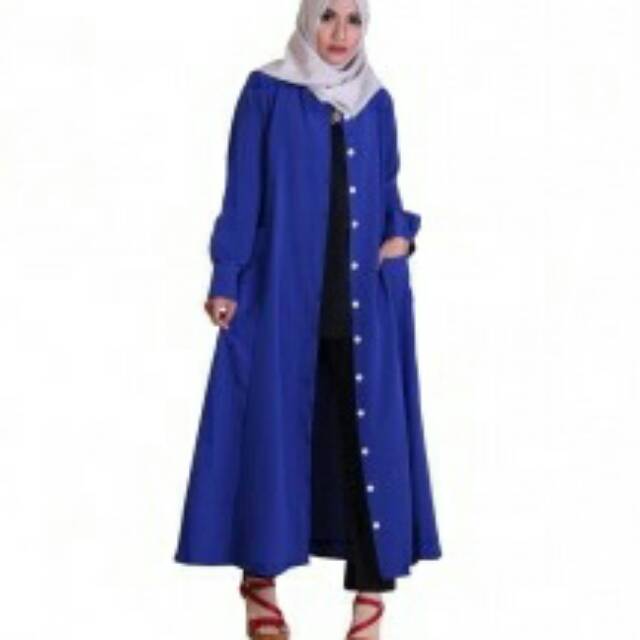 Zilova gamis tazkia - royal blue