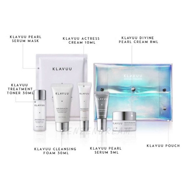 Klavuu Whitening KLAVUU Set All in One Travel Kit Pure Pearlsation
