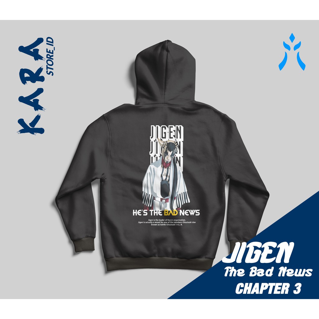 JIGEN THE BAD NEWS - Hoodie Anime Naruto Boruto