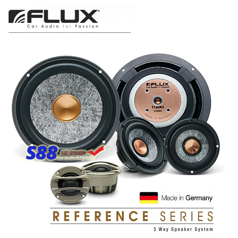Flux RC-370 Reference Series Active 3-Way Speaker
