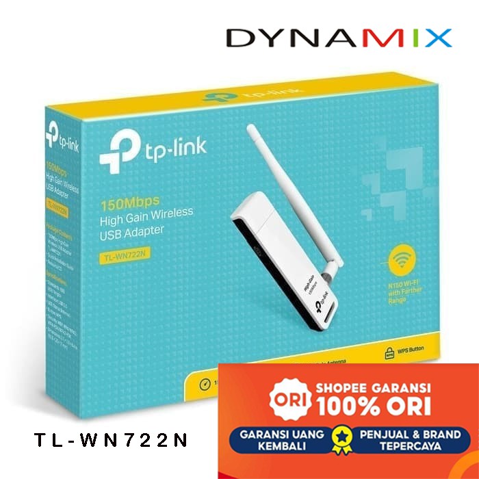 TP-Link TL-WN722N 150Mbps High Gain Wireless N USB Adapter | TPLINK GARANSI RESMI