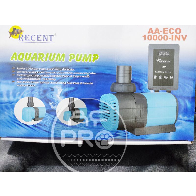 Pompa kolam aquarium AC DC INVERTER RECENT AA ECO 10000