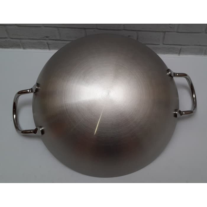 Jual BIMA WAJAN KUALI STAINLESS 40 CM   304   ASIAN HONGKONG WOK BP0101340 Diskon