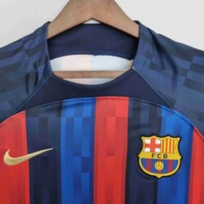 JERSEY BOLA BARCELONA BARCA HOME FULL SPONSOR SPOTIFY UNHCR ACNUR 22-23 ,.