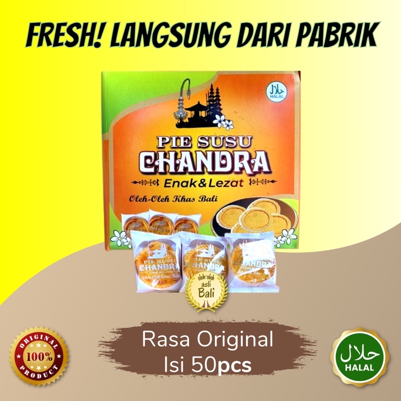 

Pie Susu Chandra Isi 50 Pcs Oleh Oleh Bali