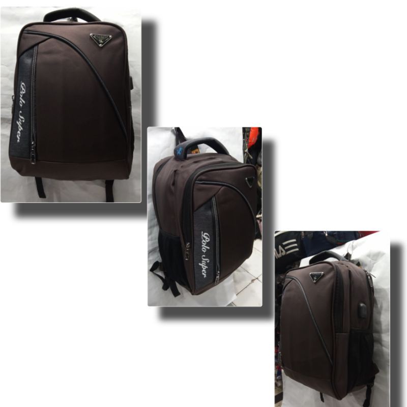 tas ransel laptop polo super 16 inchi