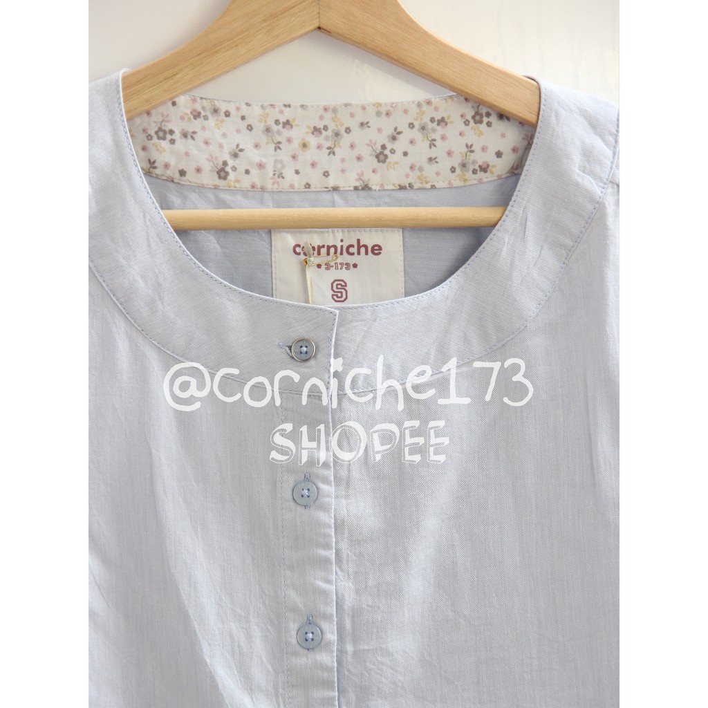 Corniche Reika Blouse Blue - TH231202