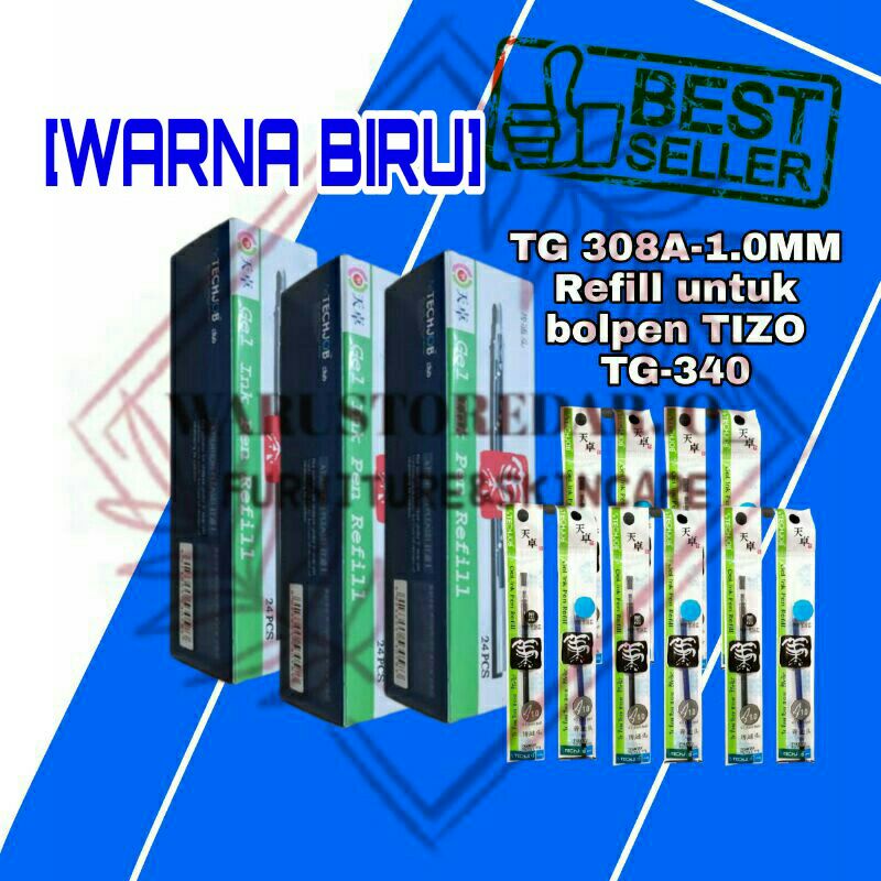 

[WARNA BIRU]REFILL BOLPEN TECHJOB TG 308A-1.0MM