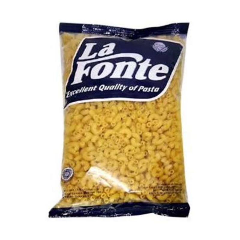 

LAFONTE PASTA MACARONI ELBOW 500GR, PASTA MAKANAN UNTUK MIE PASTA