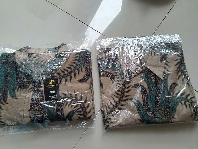 Maura Couple - Sania Ruffle Batik Couple Ori Ndoro Jowi Dnt Batik Kaiya