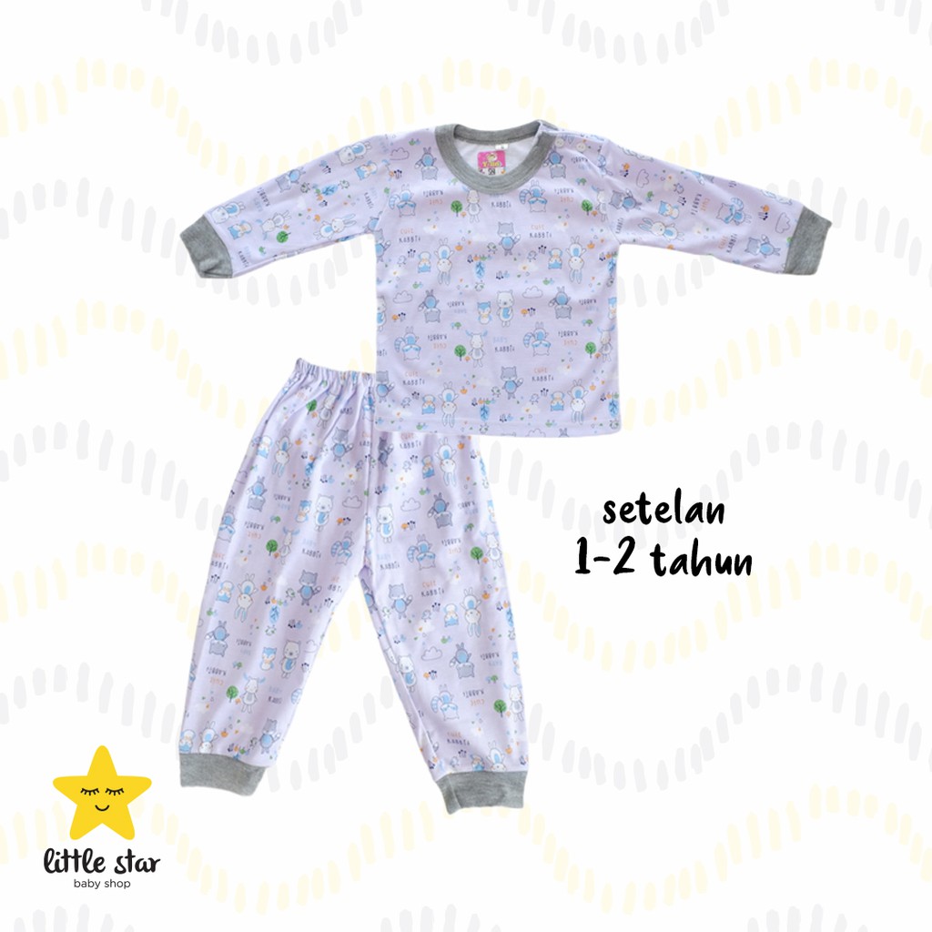 Y Lin Piyama Anak Cewek Cowok | Set Baju Tidur Piama Anak Laki Perempuan