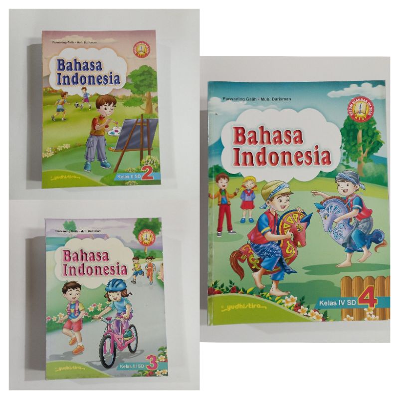 BAHASA INDONESIA SD/MI KELAS 2,3,4 KTSP YUDISTIRA