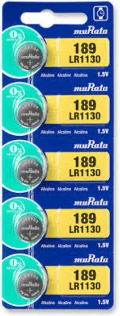 KARUNIA JAM - BATERAI MURATA 189 LR1130 BATERAI JAM LR 1131 ORIGINAL BATERAI JAM KANCING