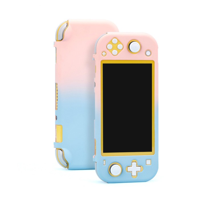 Hard Case Full Cover Depan Belakang Warna Gradasi Matte Kristal Untuk Konsol Nintendo Switch Lite