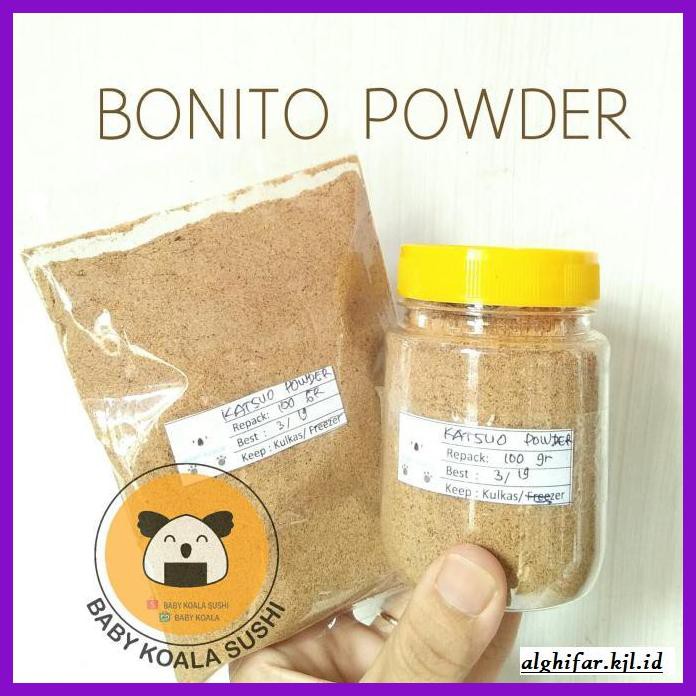 

gnidderdsaus- katsuobushi bubuk 100g | bonito/ katsuo powder | koya ikan cakalang - kasar