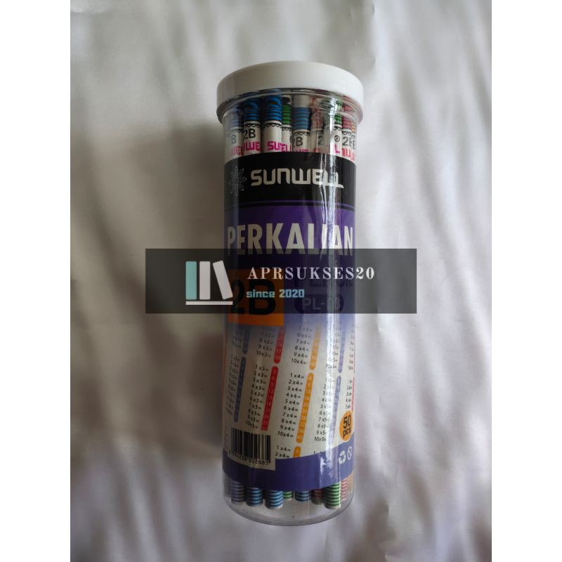 

(PENSIL MURAH) PENSIL SUNWELL 2B PEKALIAN PL-03 / PENCIL PERKALIAN / PENSIL PERKALIAN WARNA WARNI