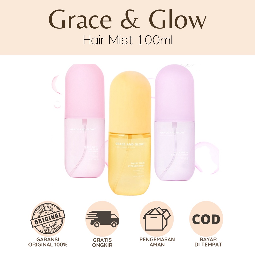 Jual Grace And Glow Hair Mist Ml Daisy Hair Mist Sweet Scent