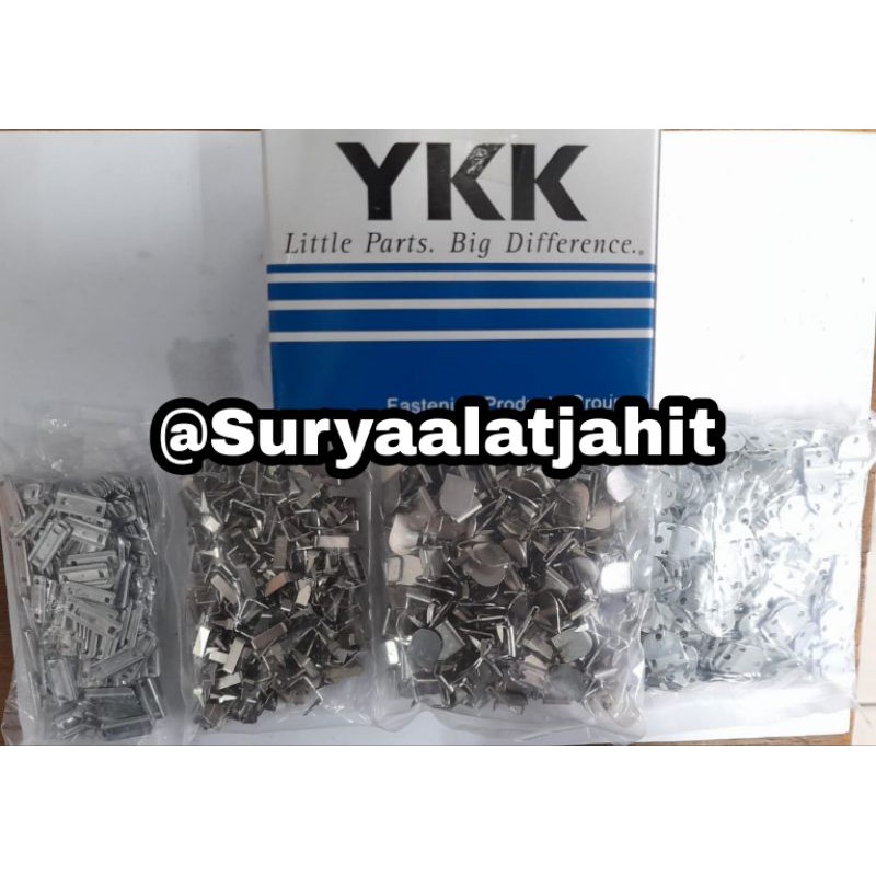 Hak YKK (HU-10F) 1kotak/288pcs set =rp.215.000/288pcs set