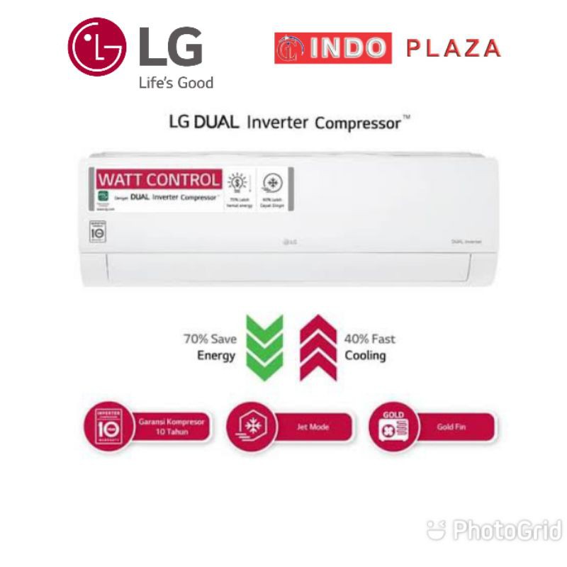 AC 2 PK DUAL INVERTER LG T18EV5 NEW 2023 AUTO CLEAN