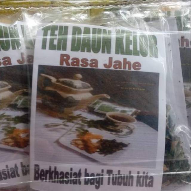 

Teh Daun Kelor tubruk